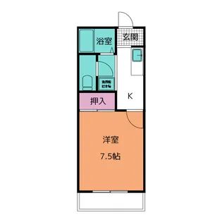 ミノタハイツ出川III【2階】の間取り