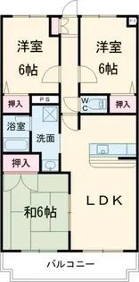 カドリール【3階】の間取り