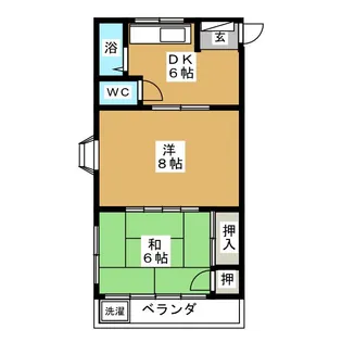 市橋コーポ【3階】の間取り