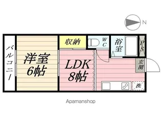第3磯部コーポB【4階】の間取り
