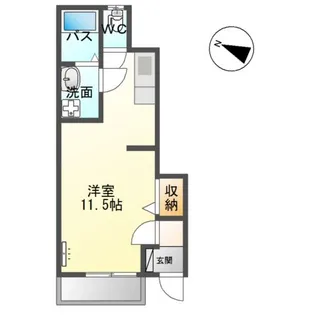 ラ・ヴィ【1階】の間取り