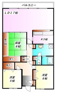 ダイヤカルム【2階】の間取り