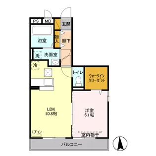 Exceed【1階】の間取り