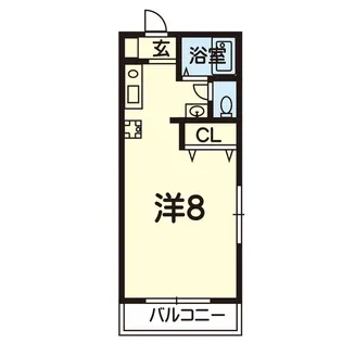1Kの間取り画像