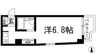 スマイルヴィラ門戸【2階】の間取り