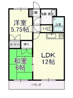 ヴェルドミール【2階】の間取り