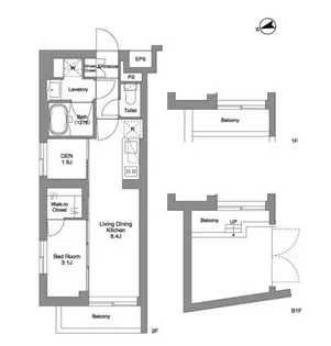 ORME COURT YOTSUYA【1階】の間取り