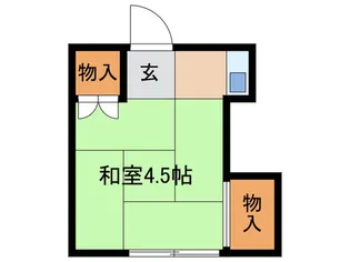 柏アパートB【2階】の間取り