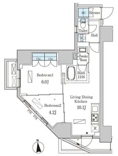 東京都千代田区神田須田町2【マンション】の間取り