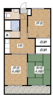 エスケーマンション【3階】の間取り