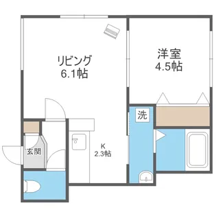 ヴィラメゾン菊水6条【2階】の間取り