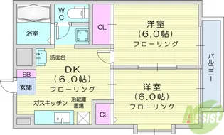 Casa Feliz【2階】の間取り