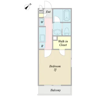 リーベダンク志木【1階】の間取り