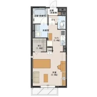 フィカーサイシイII【1階】の間取り