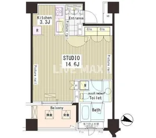 東京都渋谷区恵比寿4【マンション】の間取り