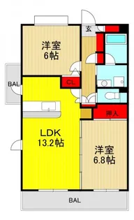 Terrace Concord【3階】の間取り