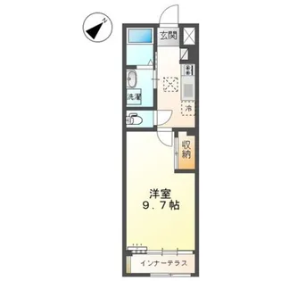 スカイコート【1階】の間取り