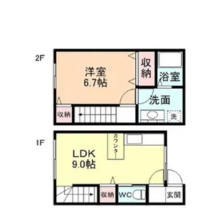 ガーデンヒル上冨居II【1階】の間取り