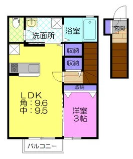 CF A【2階】の間取り