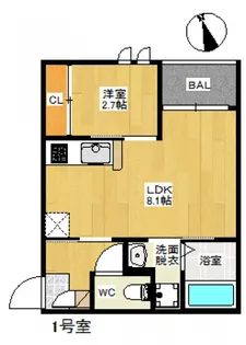 REGALEST 海田市駅前【1階】の間取り