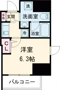 ティモーネ立川【6階】の間取り