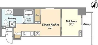 東京都港区元赤坂1【マンション】の間取り