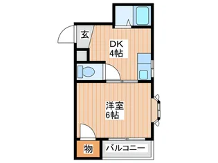 第一前田ハイム【3階】の間取り