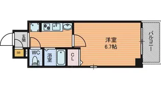 1Kの間取り画像