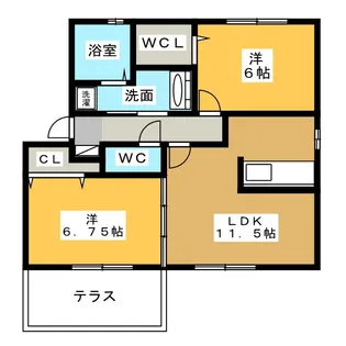 エメラルド【1階】の間取り