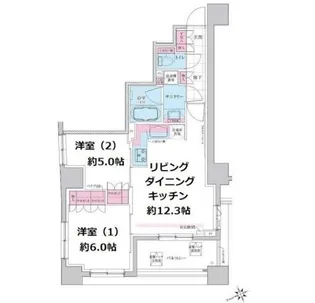 ステラメゾン三軒茶屋【10階】の間取り