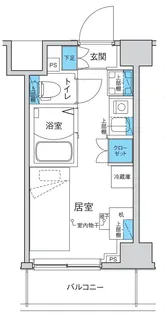 キャンパスヴィレッジ小竹向原【2階】の間取り