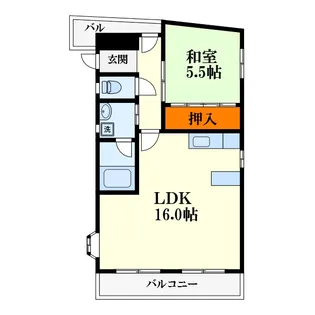 大阪府大阪市東淀川区相川2【マンション】の間取り