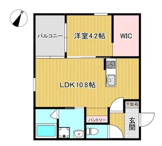 ソレイユ戸島【2階】の間取り