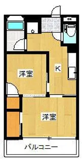 成増コーポ【1階】の間取り