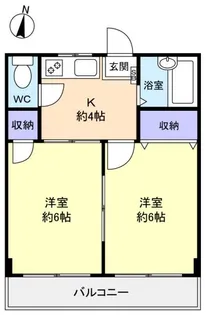コンフィデンス江口【3階】の間取り