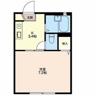 プルミエラムール【1階】の間取り