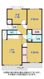 レヂデンス新伝馬【1階】の間取り