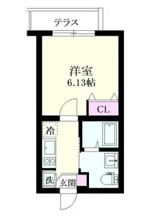 東京都練馬区貫井1【アパート】の間取り