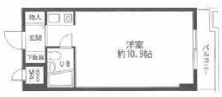 パレ・ドール石川台【2階】の間取り