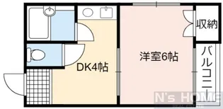 グリーンブリッジB棟【3階】の間取り