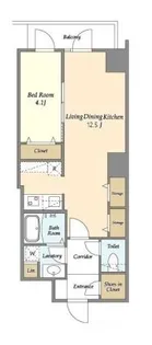 東京都千代田区神田佐久間町4【マンション】の間取り