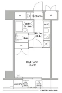 東京都港区海岸3【マンション】の間取り