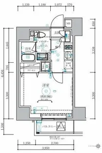 ベルシード蒲田II【3階】の間取り