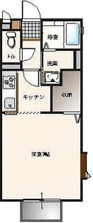 マリンビレッジ A棟【2階】の間取り