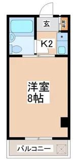 エクセル東中野【2階】の間取り