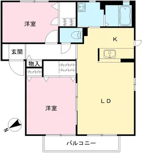 DAIKENN浜寺南町 G棟【2階】の間取り