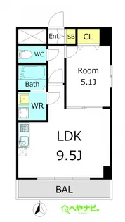 愛知県名古屋市熱田区尾頭町【マンション】の間取り