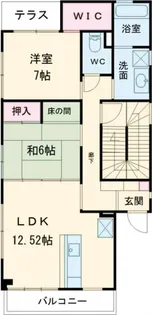 Ka Pilina【2階】の間取り