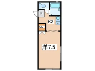 アルポンテ【1階】の間取り