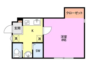 (仮)礎町通AP新築A【1階】の間取り